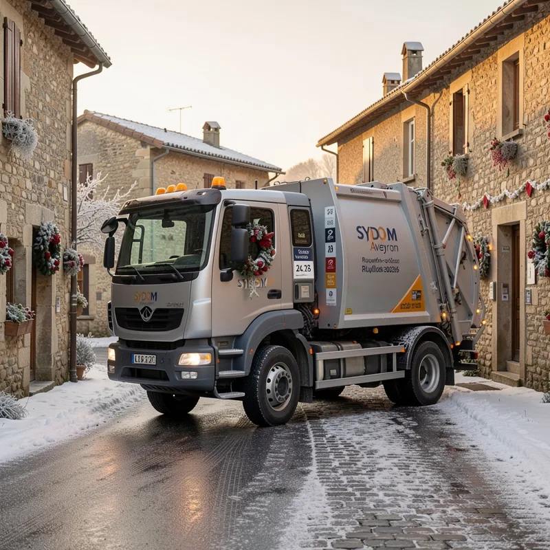 Est-ce que les éboueurs passent le 24 décembre ? Collectes de Noël en sud-Aveyron